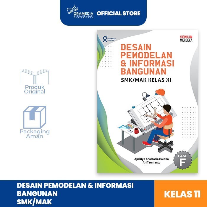 

Buku Desain Pemodelan & Informasi Bangunan Kelas 11 SMK/MAK