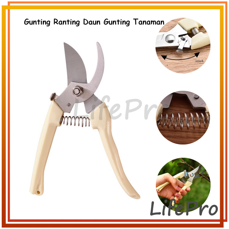 Gunting Dahan Ranting / Gunting Ranting Daun Tanaman Super Tajam Peralatan Berkebun Gunting Ranting 
