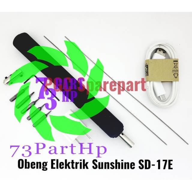 Obeng Elektrik & Pembersih Lem Loca Sunshine SD-17E - Listrik Electric Screwdriver & Remove Glue - 7