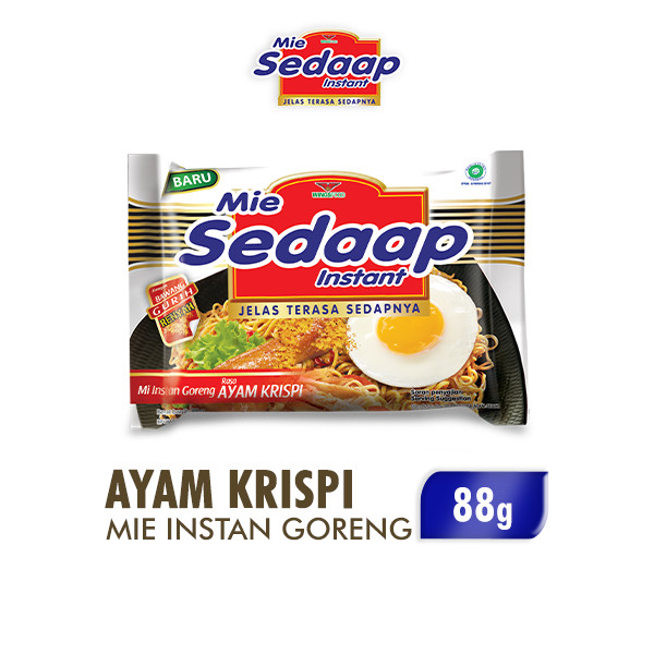 

SEDAAP Mie Instan Goreng Ayam Krispi 88GR