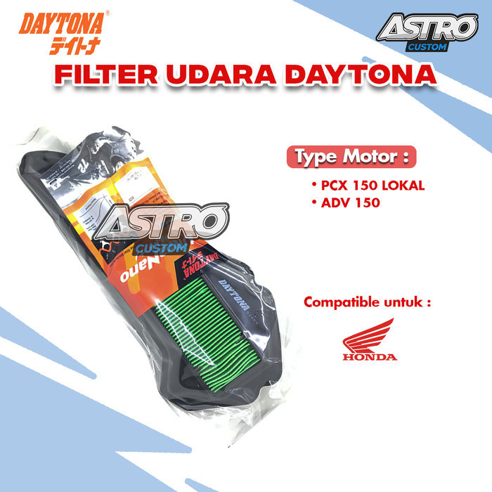 ✨READY✨ -Filter Udara Daytona PCX 150 LOKAL ADV 150 UltraNano Air Filter - PCX 150 LOKAL