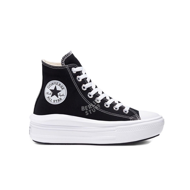 Converse HI CTAS Move Platform women's  Black/Natural Ivory/White 568497C "UNISEX"