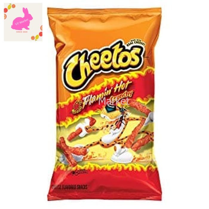 

cheetos cheese crunchy flamin hot 226gr