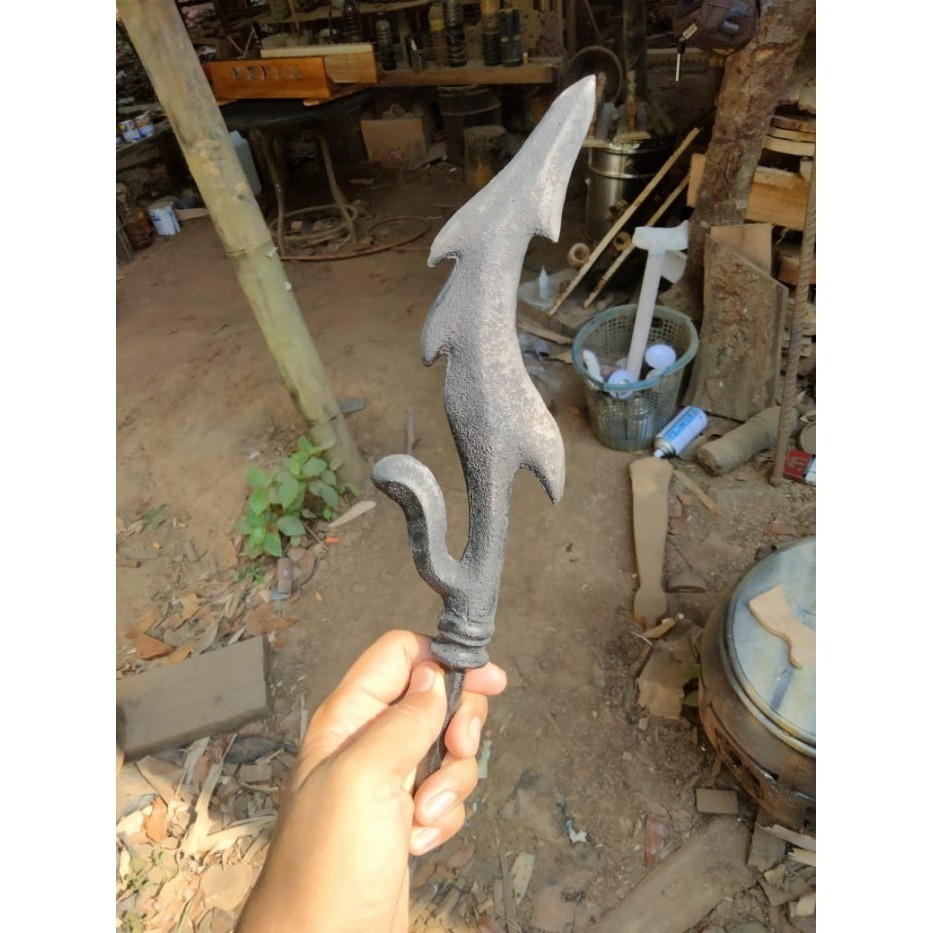 mata tombak estetis tombak sepuh pesisir penangkap ikan KJM1122