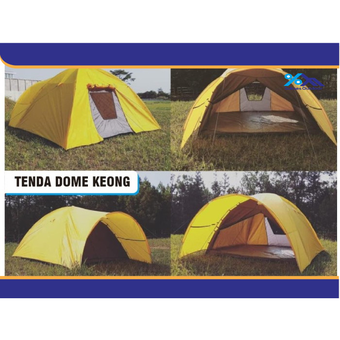 Simpel Tenda Dome Keong Double Layer Kaps 8 orang - Outdoor Camping Harga Murah