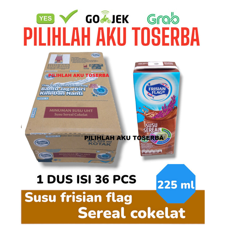 

Susu Frisian Flag SEREAL COKELAT 225 ml - (HARGA 1 DUS ISI 36 pcs)