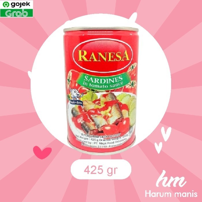 Sarden Kaleng Ranesa / Ikan Sarden Ranesa 425gr