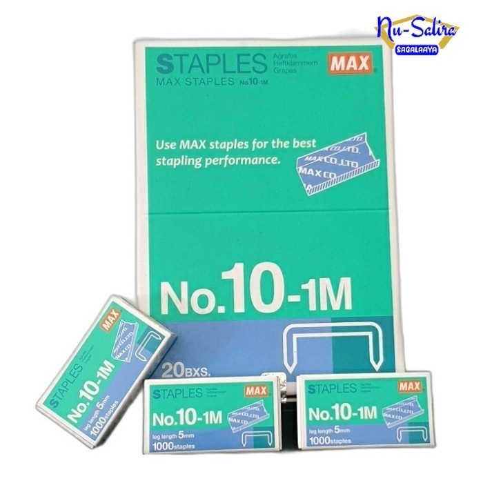 

Isi Staples MAX No.10-1M Nu-Salira