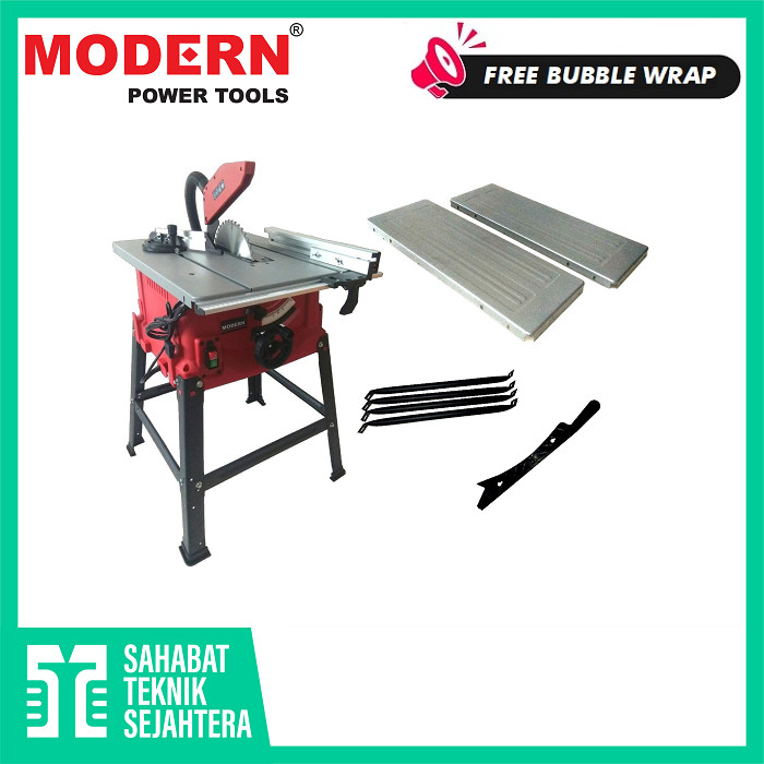 MODERN M-610 Mesin Table Saw 10 Inch M610 Meja Gergaji Potong Kayu