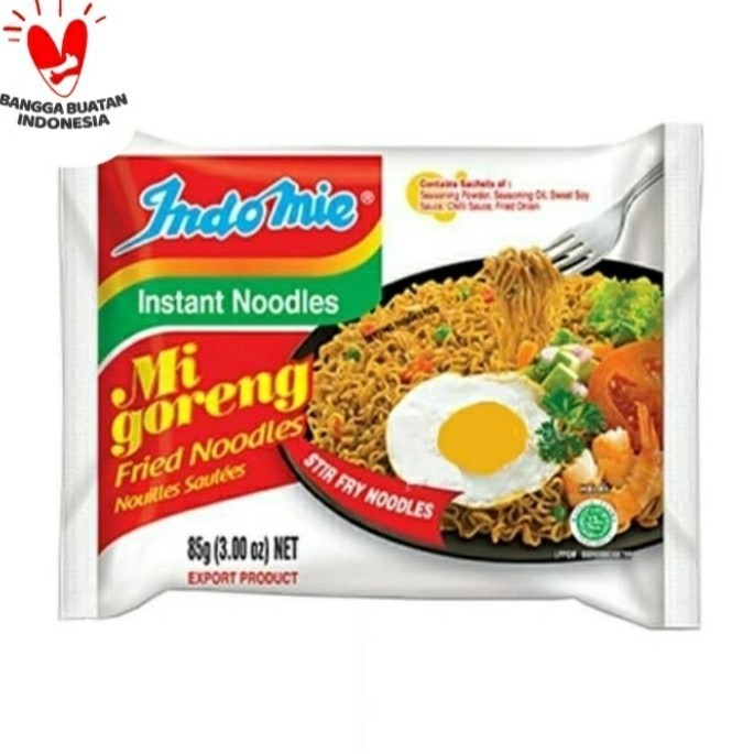 

INDOMIE MIE INSTANT RASA GORENG SPESIAL 80GR | ISI 10 PCS |