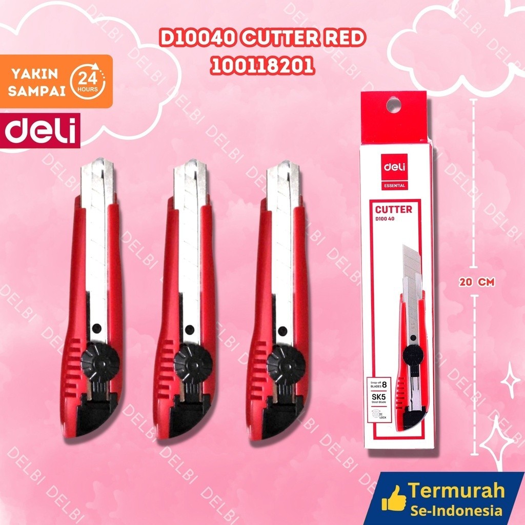 

CUTTER BESAR Deli CD10040 RED CD10040