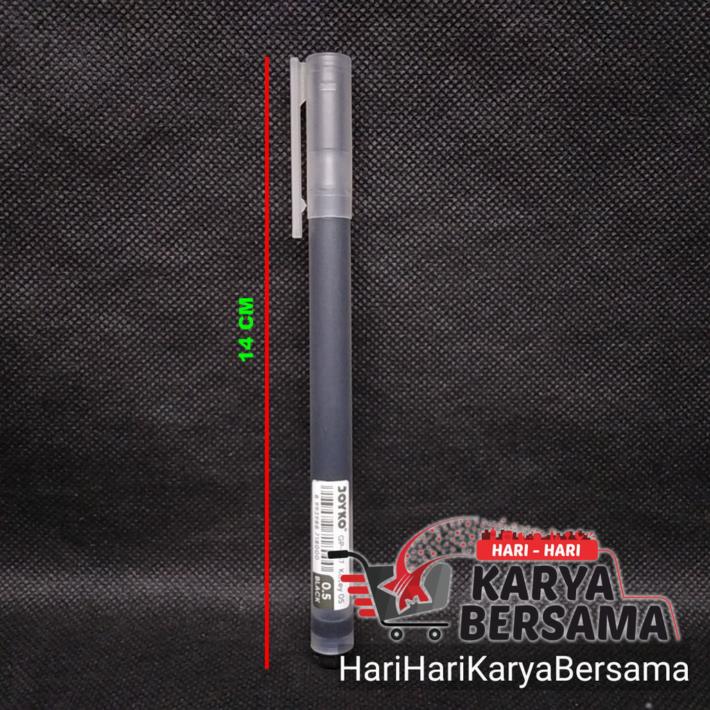 

PULPEN HITAM JOYKO GEL PEN GP-357 KAZEY 05 BLACK
