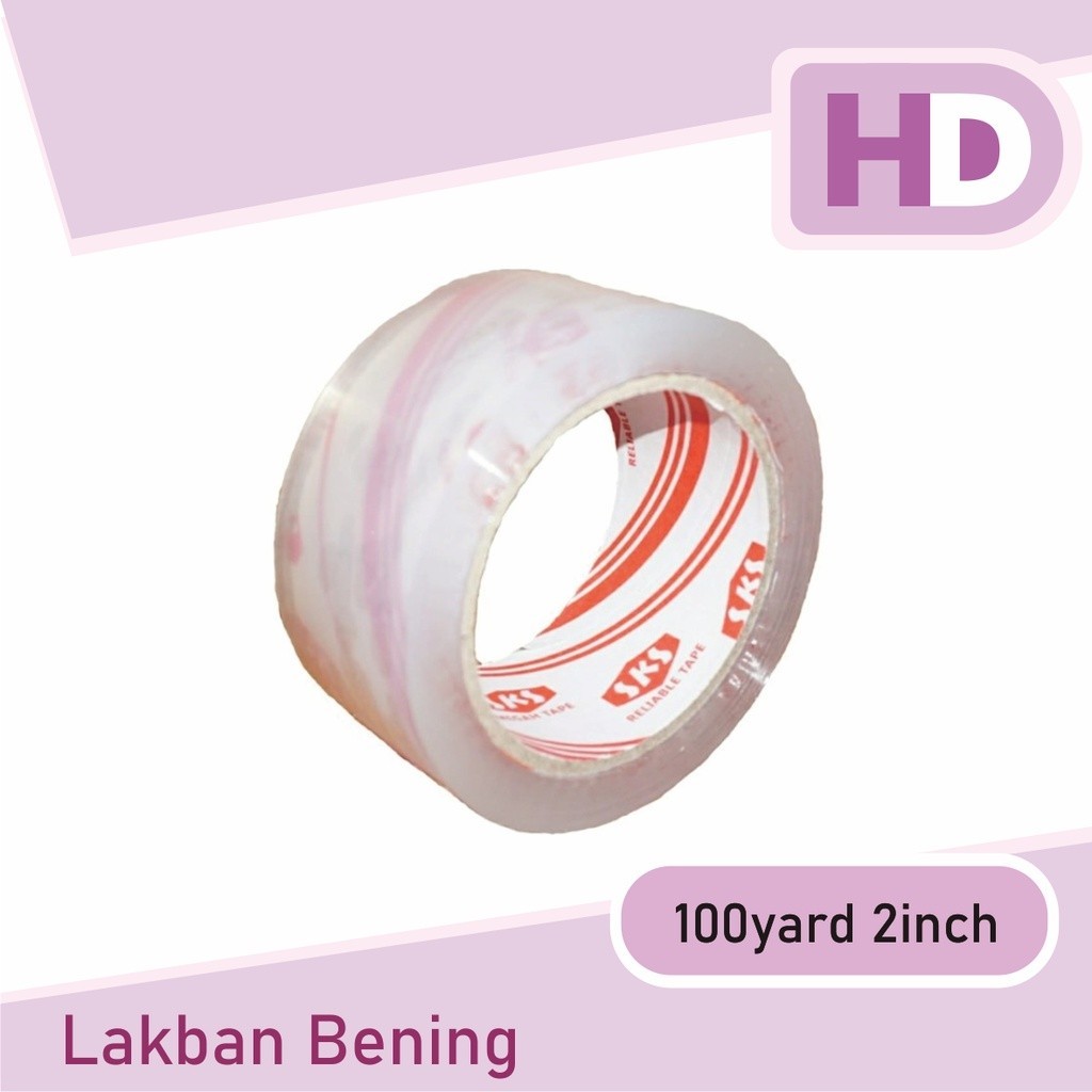 

Lakban Bening 900 Yard 2 inch Online shop Ekonomis Daya Rekat Kuat