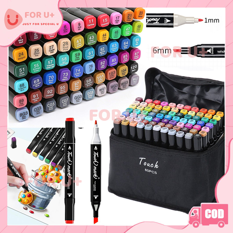 

Marker Set Sketsa / 80/60/36/12 Warna Sketsa Spidol Umum General Marker