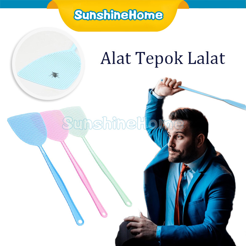 Alat Pemukul Lalat Nyamuk Serangga / Alat Pemukul Lalat / Pemukul Hewan Serangga / Pukul Raket Lalat