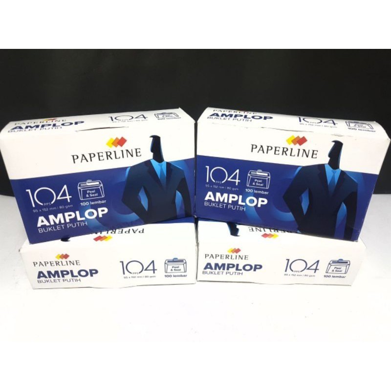 

Harga Grosir (1 kotak/ 100pcs ) Amplop putih PAPERLINE PPS 104 (kecil)