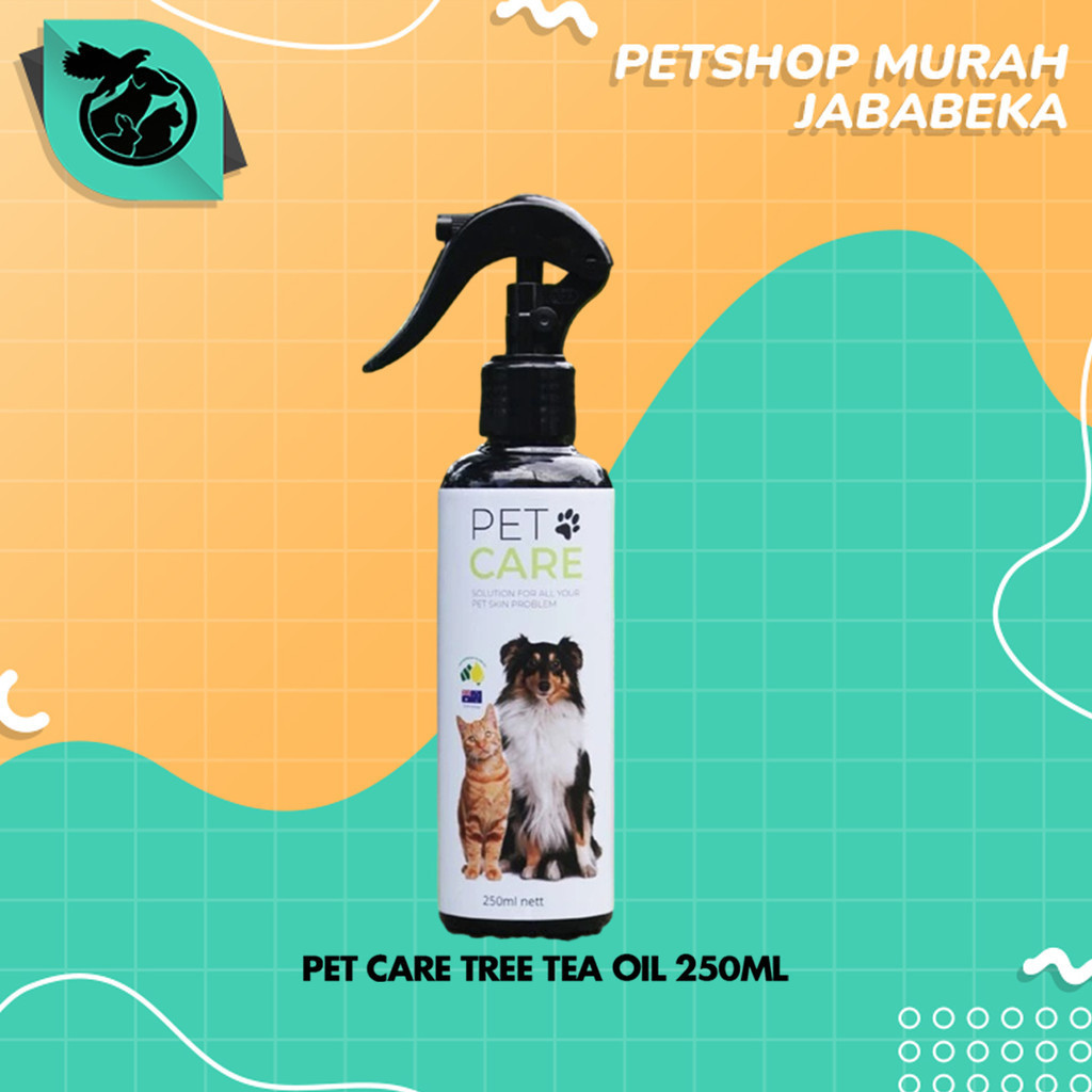 Pet Care Tea Tree Oil Spray Jamur Kutu Kucing Anjing