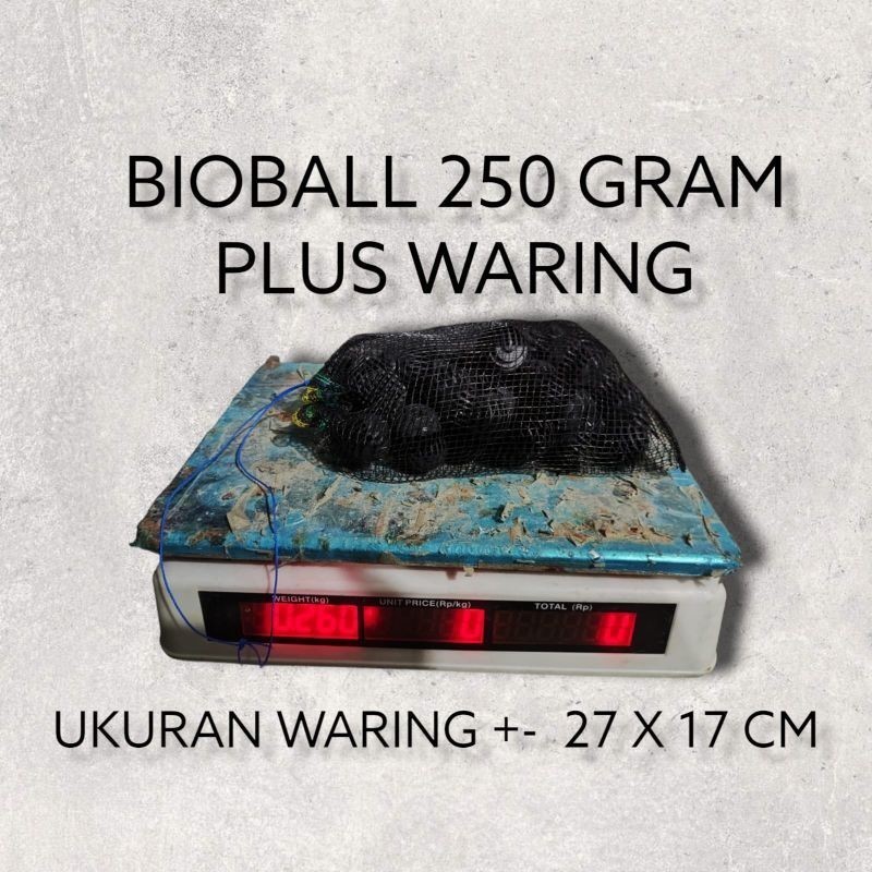 Bioball golf plus waring 250 gram / bioball golf / bioball / media filter / media filter aquarium / 