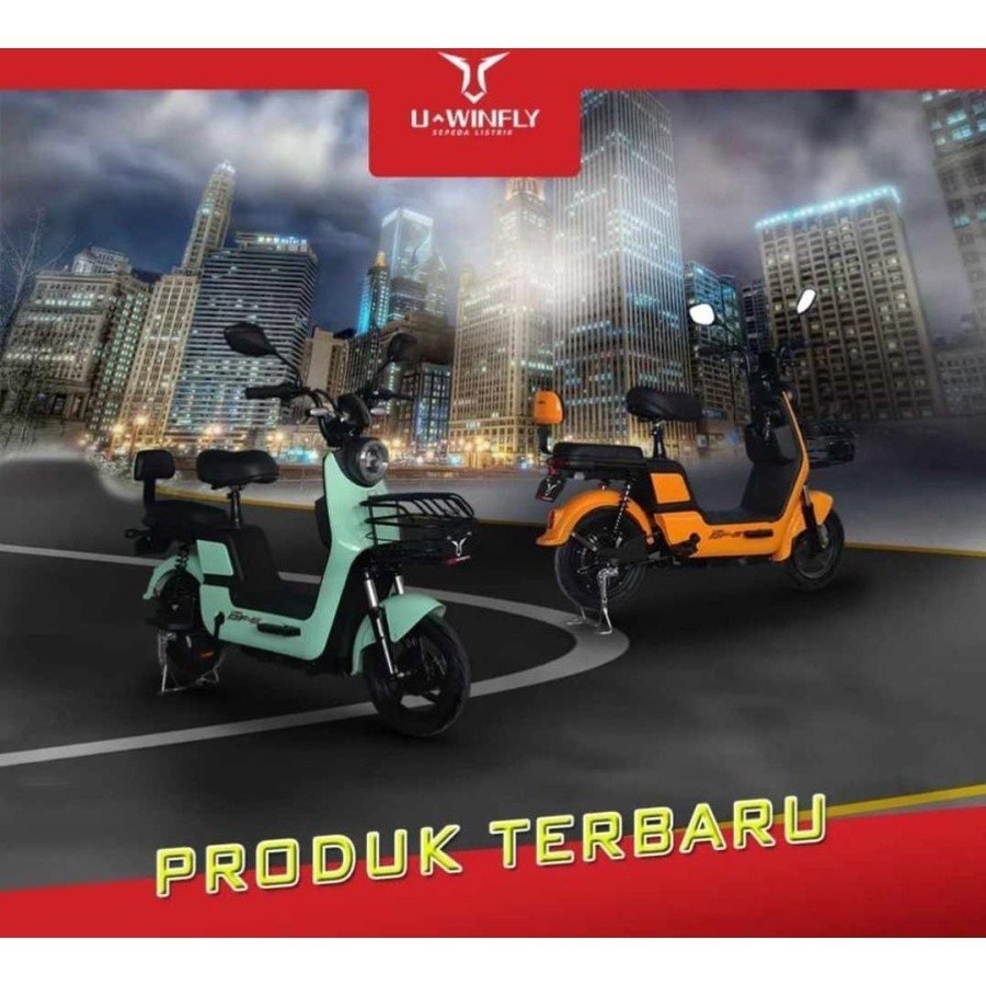Promo 1 Hari Spesial Ramadhan Berkah Sepeda Listrik Dewasa Sepeda Listrik Uwinfly Dragonfly 6 DF 6 Garansi resmi .