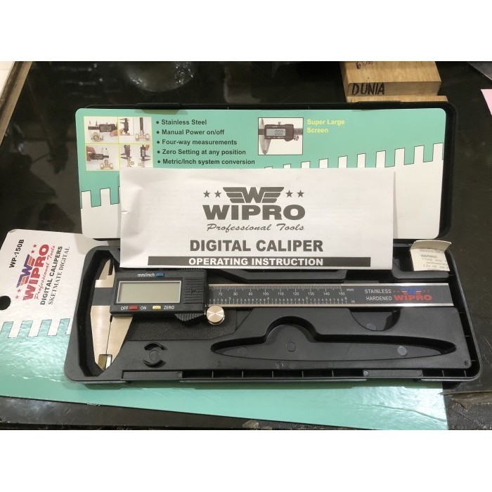 Sigmat digital 6" (150mm) WIPRO/ segmat/ jangka sorong/ digital calper