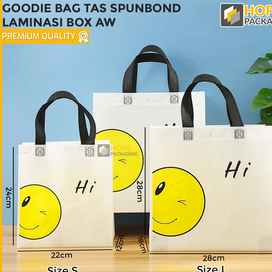 

Special Termurah Goodie Bag Tas spunbond laminasi box Aw / Tas tote bag / tas souvenir / Tas ultah / Tas premium / Tas belanja sebaguna / tas souvenir murah / Hampers/Tas tote bag