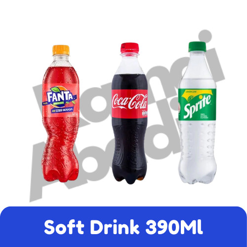 

COCA-COLA, FANTA, SPRITE KEMASAN BOTOL 390ML | MINUMAN BERSODA