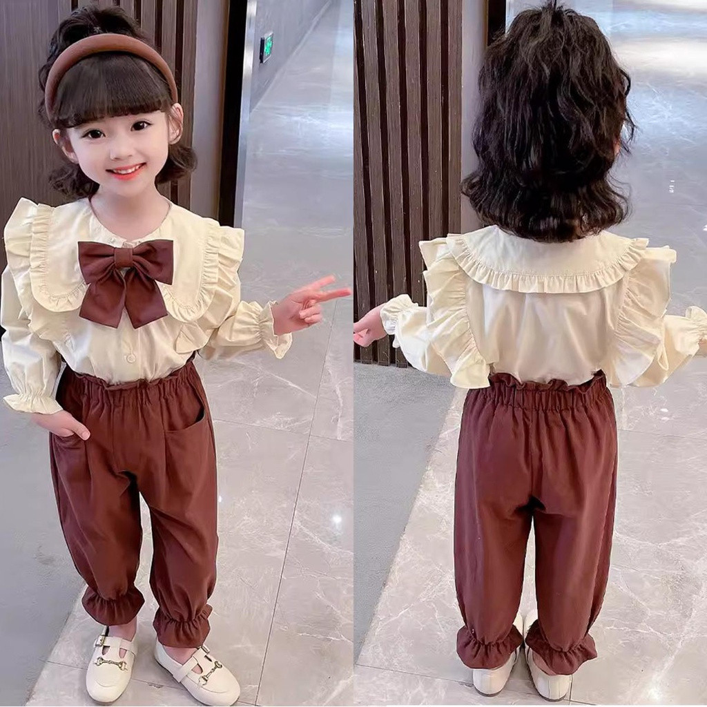 IL - SETELAN ANAK PEREMPUAN VOXY KOREAN / SET YOLAN MODEL PITA LUCU