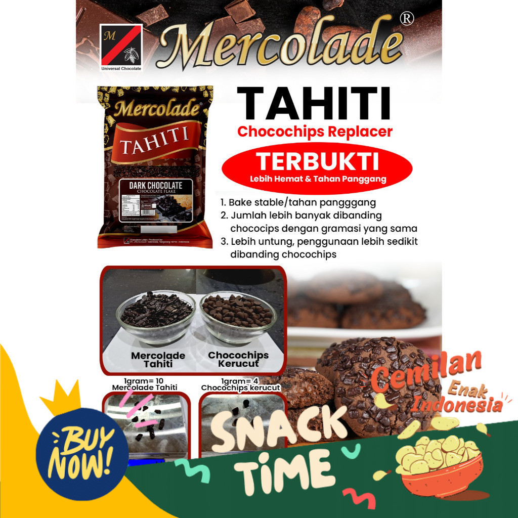 

Special Diskon MERCOLADE TAHITI COKLAT / WHITE 1 KG