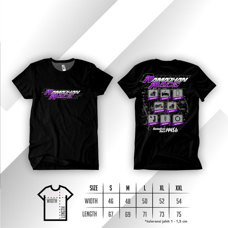 Kaos Ramadhan Race 02 Free Stiker