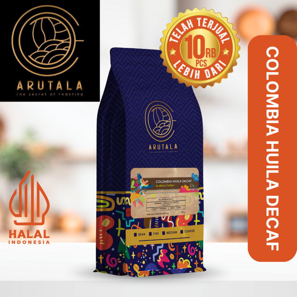 

Kopi Colombia Decaf Arabika 200 gram -CB 2