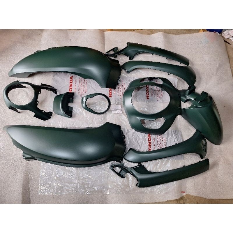 cover body bodi scoopy new 2020,2023 hijau dof original