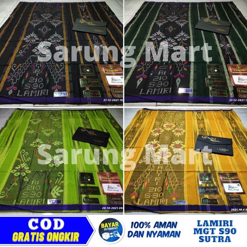 BIGSALEE RAMADHAN 100% ORIGINAL PREMIUM SARUNG LAMIRI MGT S90 SUTRA TERBARU BAYAR DI TEMPAT