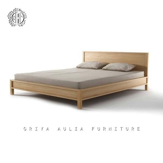 RANGKA TEMPAT TIDUR 160x200 JATI - DIVAN KAYU JATI MINIMALIS - RANJANG