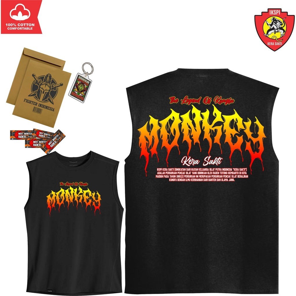 Singlet IKSPI Kera Sakti  SINGLET KUNGFU Ikspi Kera Sakti Fighter 1980