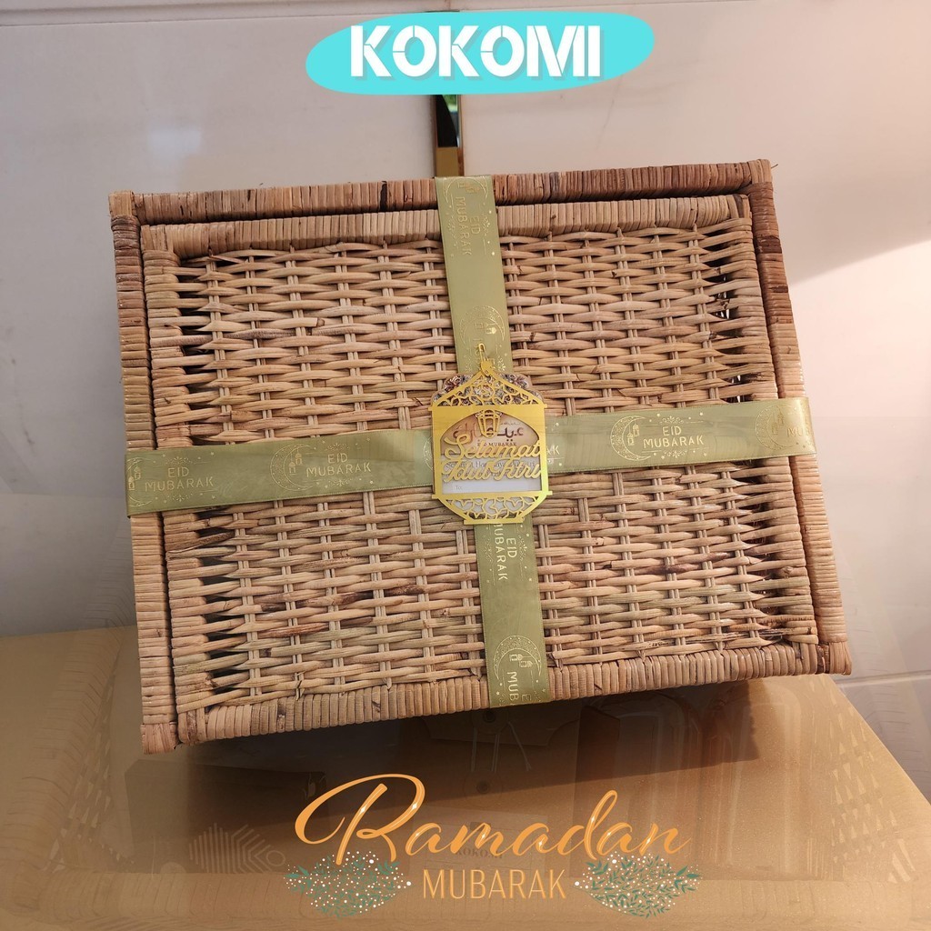 

KOKOMI Hampers Lebaran Parcel Idul Fitri Ramadhan Eid Mubarak Paket Dekorasi Rumah Hadiah Keranjang