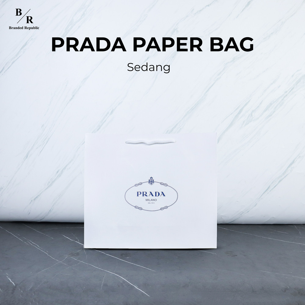 

[BRANDED REPUBLIC 2] PAPER BAG / SHOPPING BAG PRADA