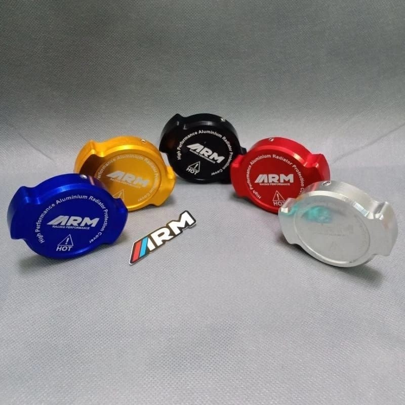 Tutup Radiator FULL CNC NMAX AEROX PCX VARIO SCOOPY BEAT CAP Radiator 4RM Racing UNIVERSAL