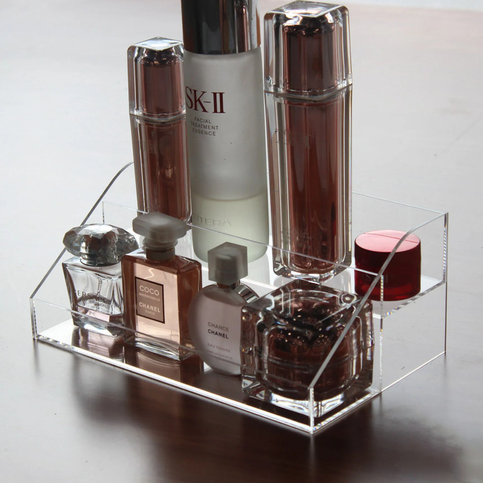 FnLe Akrilik Makeup Organizer Rak Parfum Tempat Parfume Acrylic Skincare