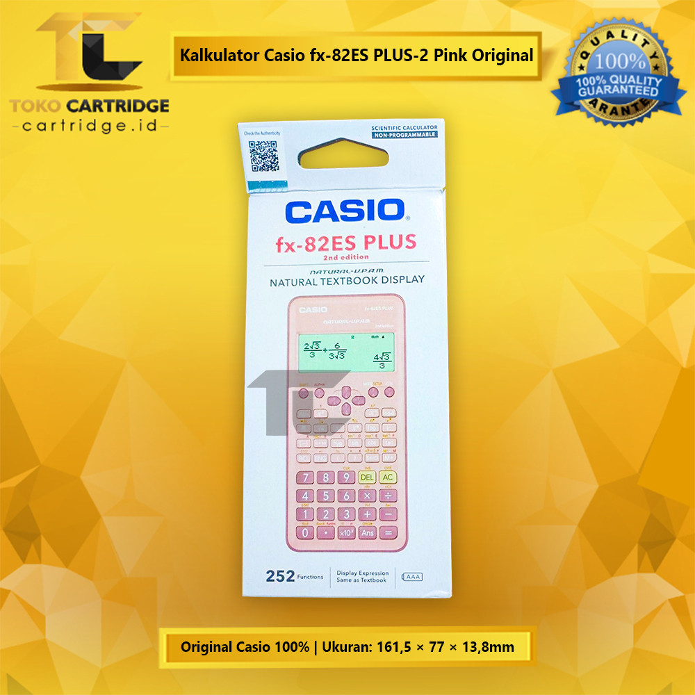

Casio Calculator fx-82ES PLUS 12 Dit Calculator Scientific Kalkulator FX 82ES Ilmiah New Orinal