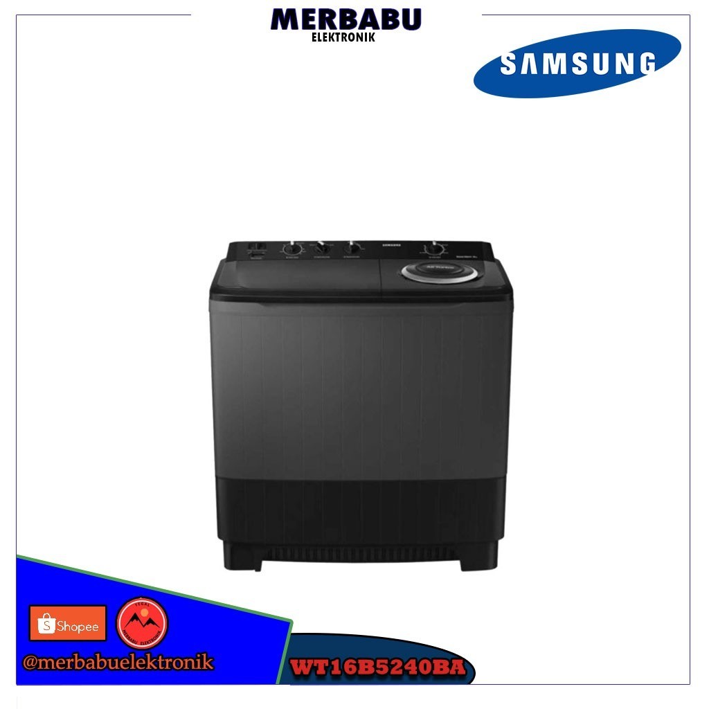 PROMO SPESIAL Samsung Mesin Cuci 2 Tabung 16Kg WT 16B5240BA