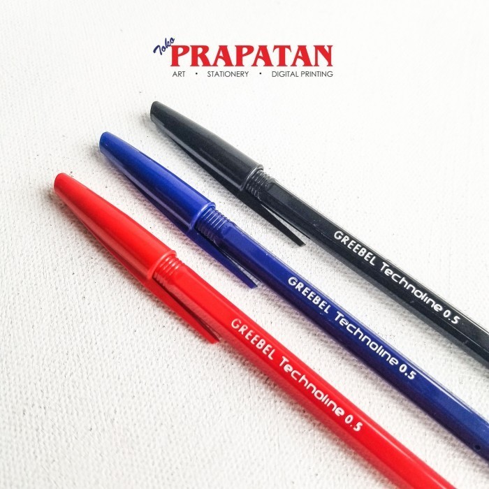 

Greebel Technoline Pen 0.5 / Pulpen - Merah -YY41