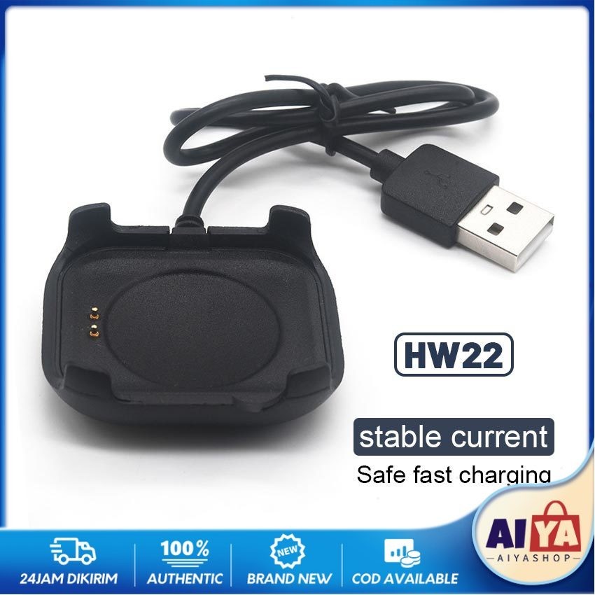 Kabel USB Charger Casan HW19 HW22 2 PIN Smartwatch Jam Docking Cable