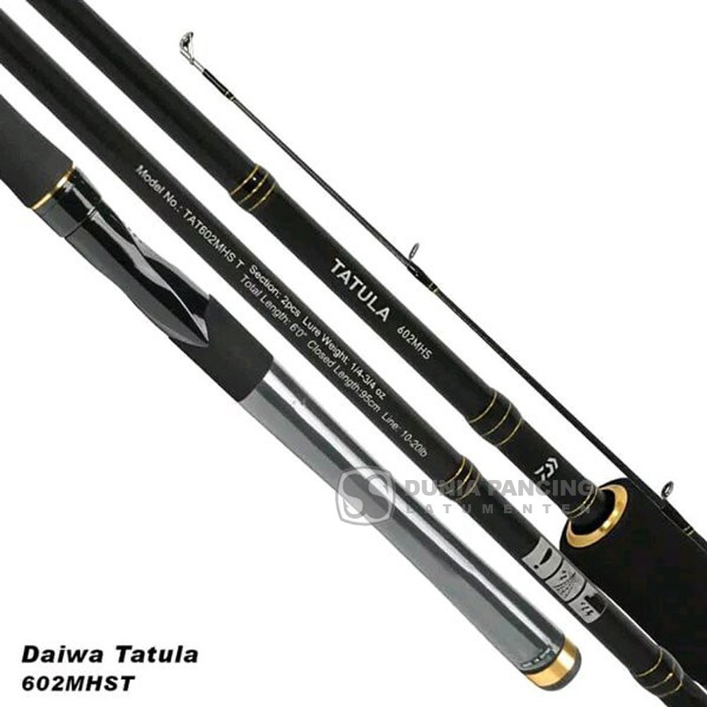 Joran Spinning ORIGINAL DAIWA TATULA MHST | Pilih Ukuran | 165 | 180 | Cincin Fuji | Galatama Termur