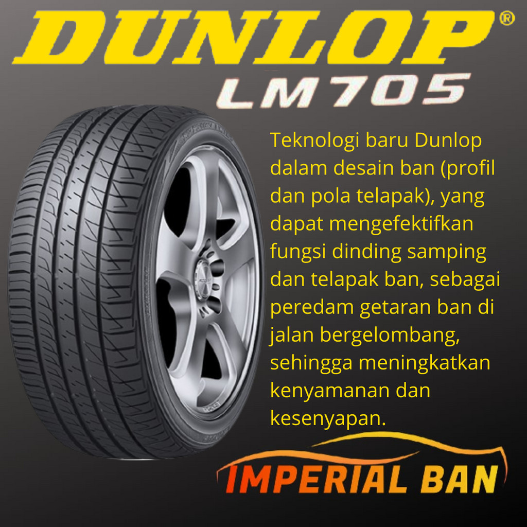 185/60 R15 Dunlop LM705 Ukuran Ban Mobil Etios Yaris