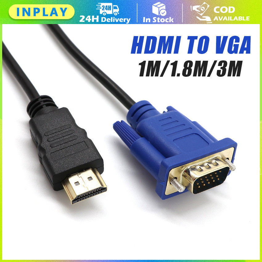 1M/1.8M/3M HDMI Ke VGA Kabel / Converter HDMI To VGA