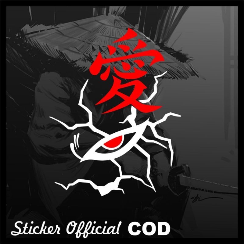 sticker cutting naruto kaca mobil motor visor kaca belakang stiker naruto gara