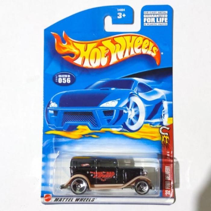 HW Hot Wheels 1932 32 Ford Sedan Delivery hitam coklat 2002 -DD24