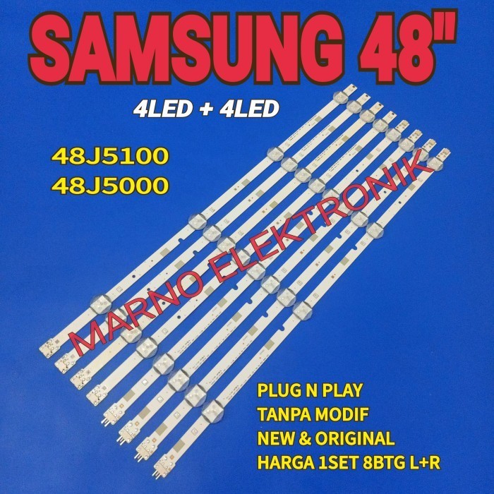 LAMPU BL BACKLIGHT LED TV SAMSUNG UA48J5100AK UA48J5100 UA 48J5100 AK -BB12