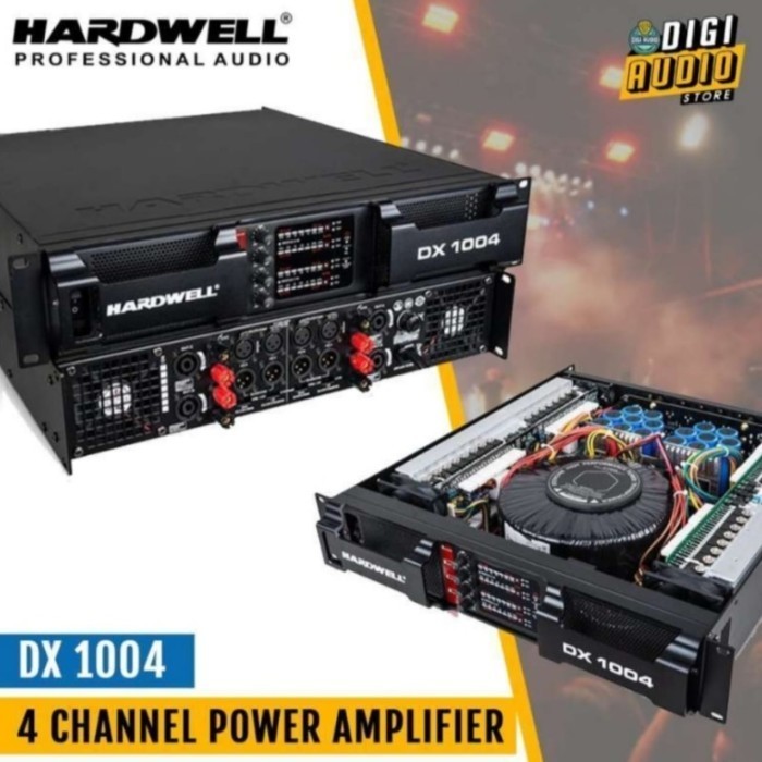 Amplifier power mixer karaoke original hardwell dx 1004 dx1004