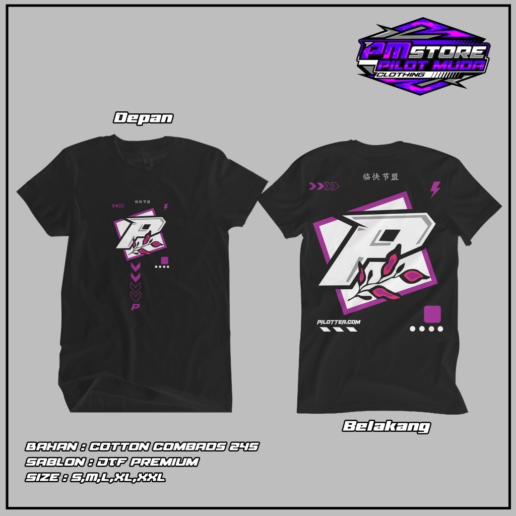 [Bisa COD] Kaos Pilotter P New Edition Original Merchandise | Kaos Katun 24s Asli | Baju Kaos Viral 